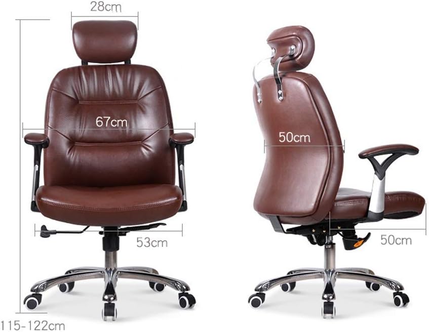 High Back Bonded Leather Ergonomic Office Swivel Chair T31086