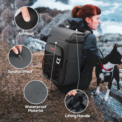 Backpack Cooler Insulated 30 Can Thermal Bag W4828