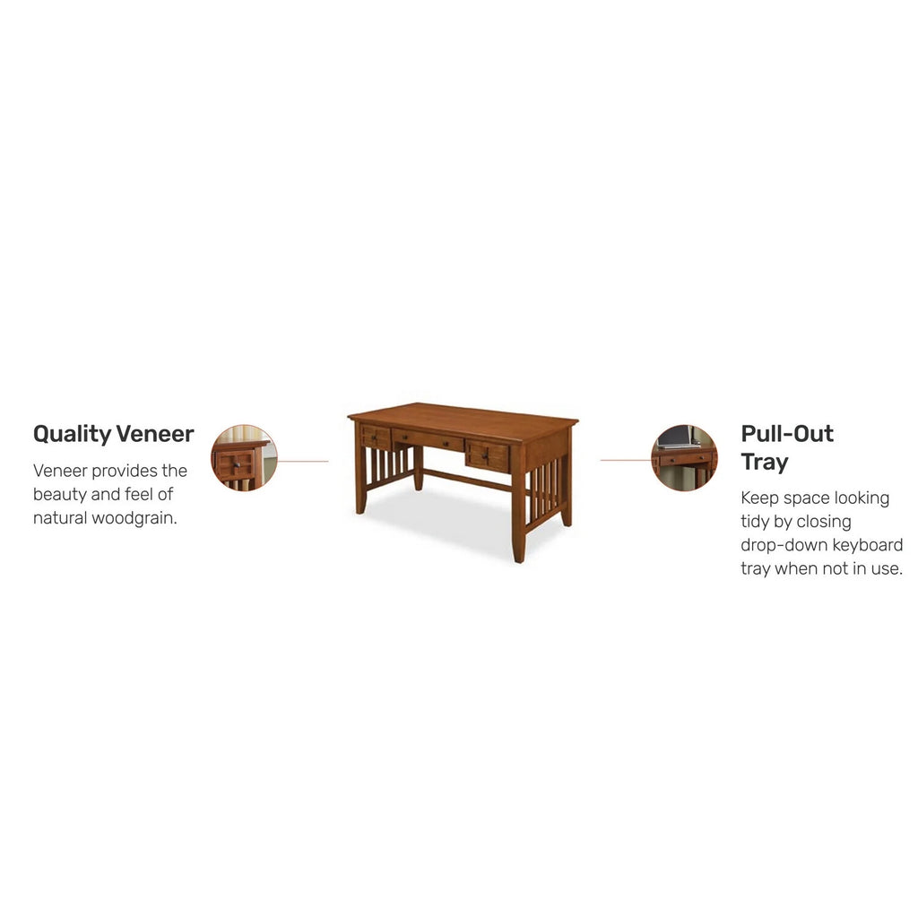 Brown Wood Executive Desk R827