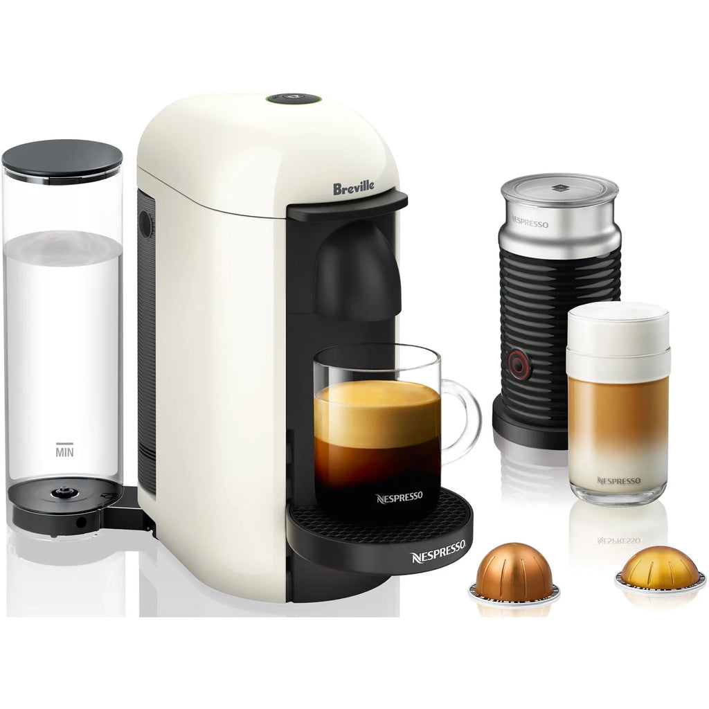 White Coffee and Espresso Maker with Milk Frother Z414092