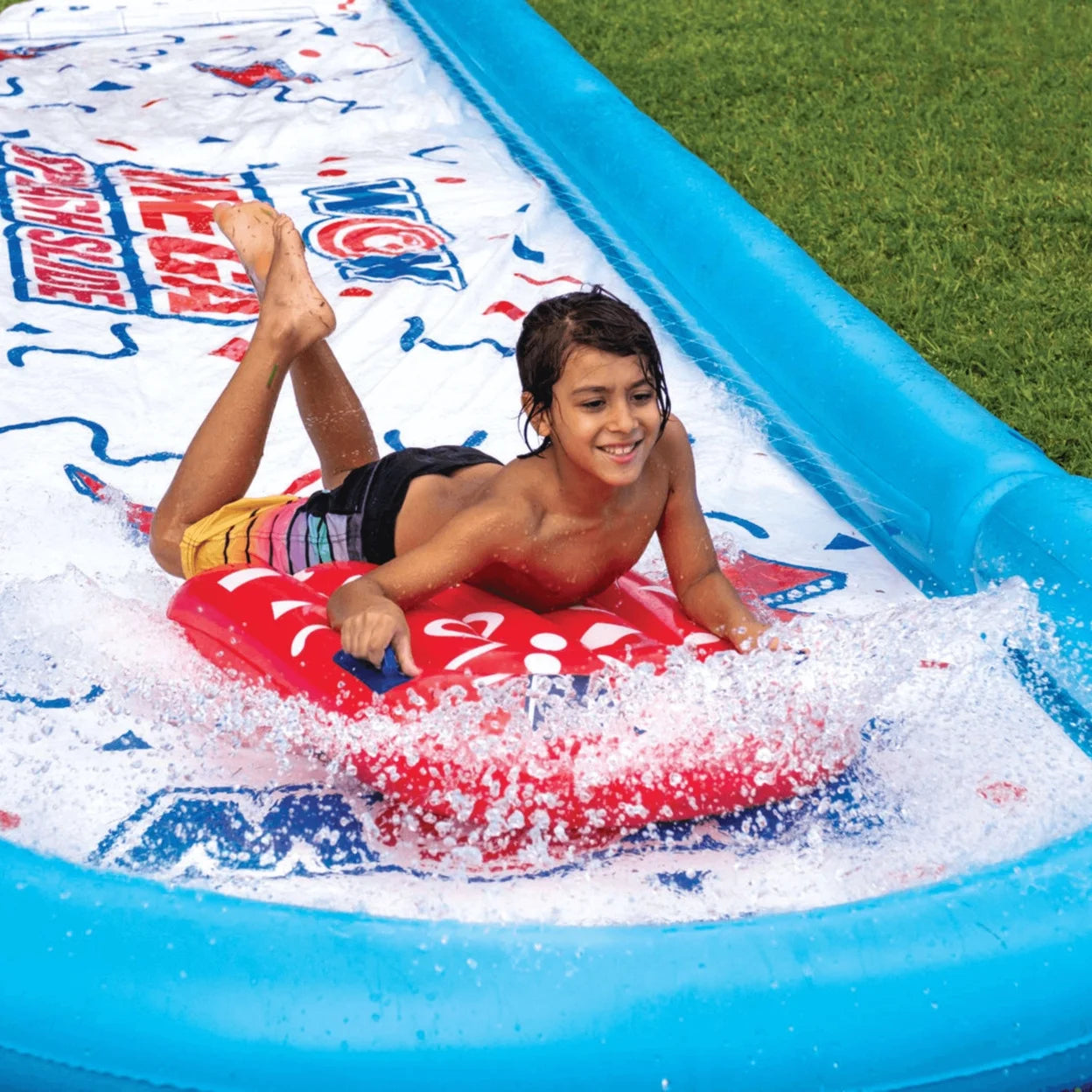25 Ft Backyard Slide with Splash Pool M4929