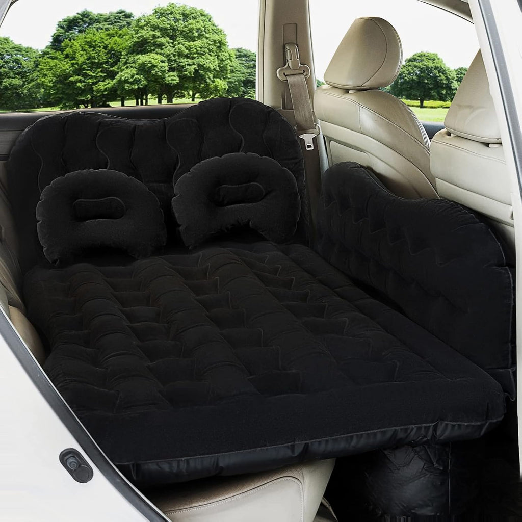 Black Inflatable Car Air Mattress for SUV Truck Camping Travel I144