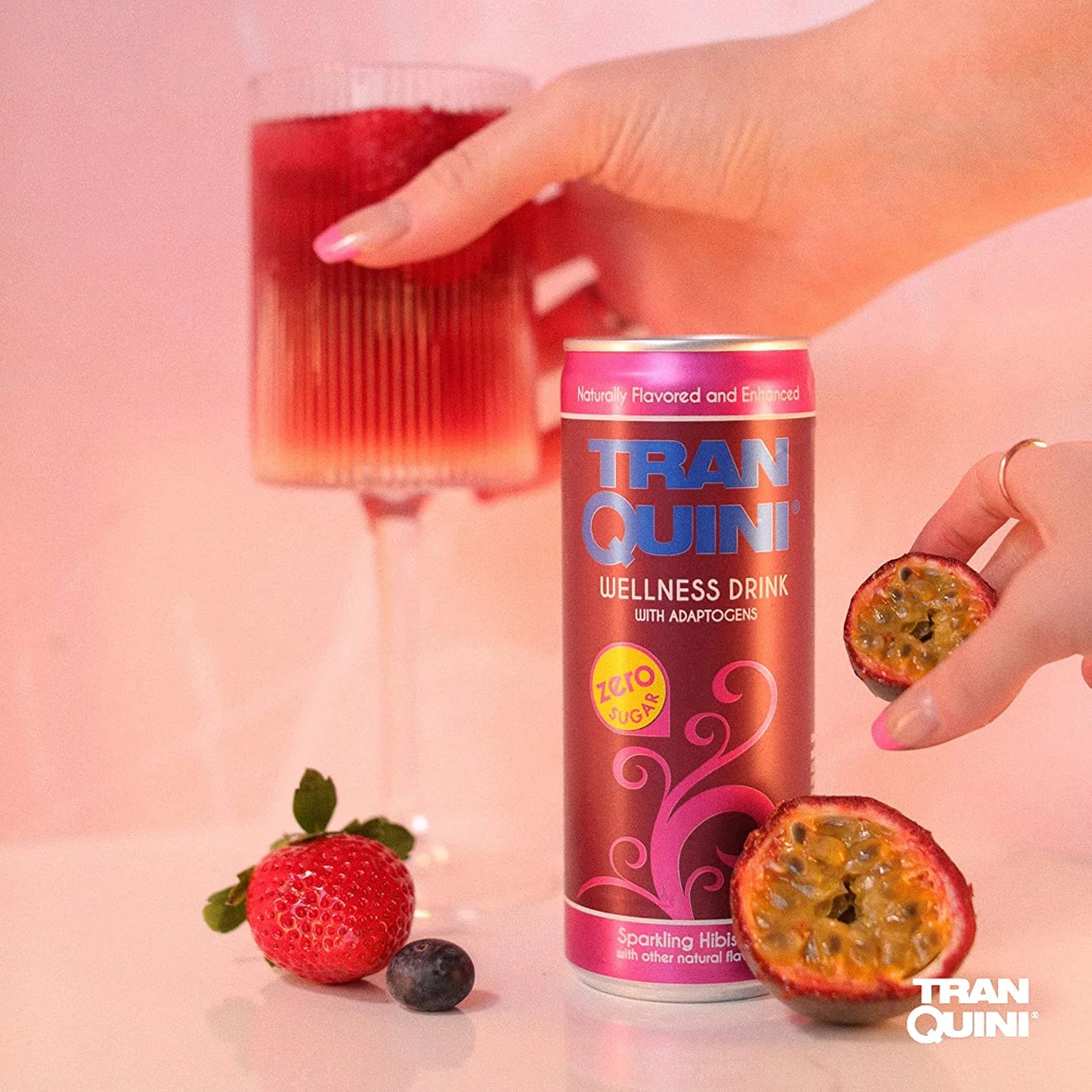 Hibiscus Sugar Free Sparkling Water 12 Pack (8.5 Fl Oz) V3980
