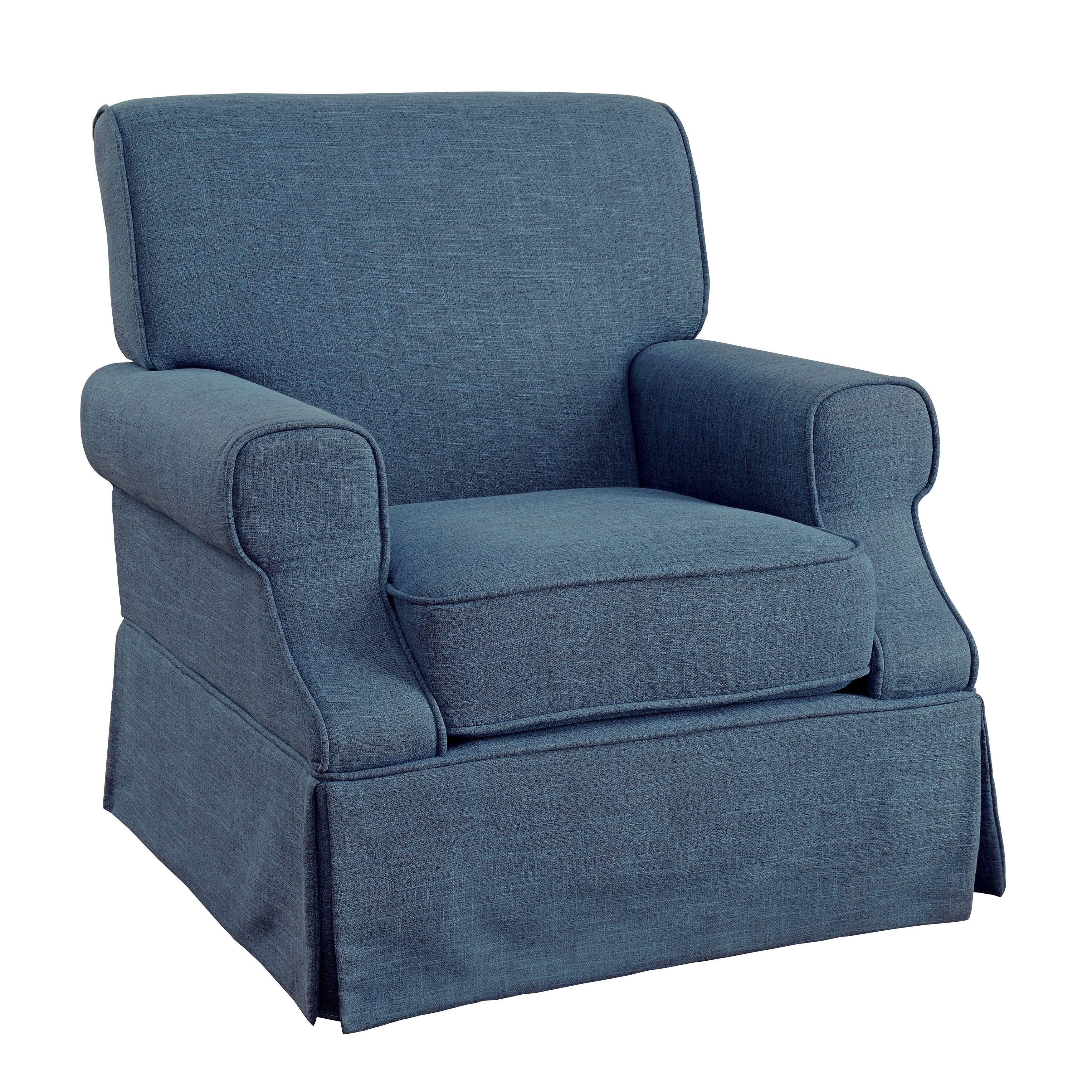 Beige Linen Fabric Swivel Chair E712948