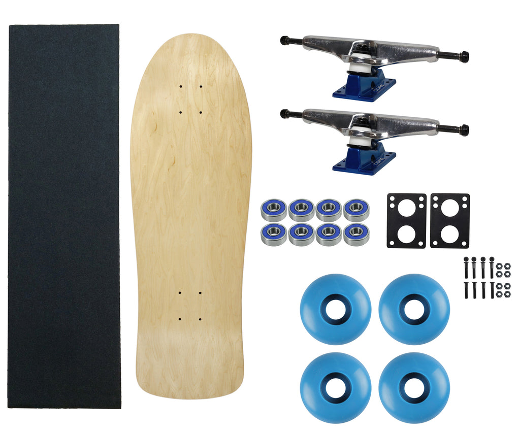 Natural 30" Skateboard Complete with Hollow Trucks and 58mm Wheels P90524