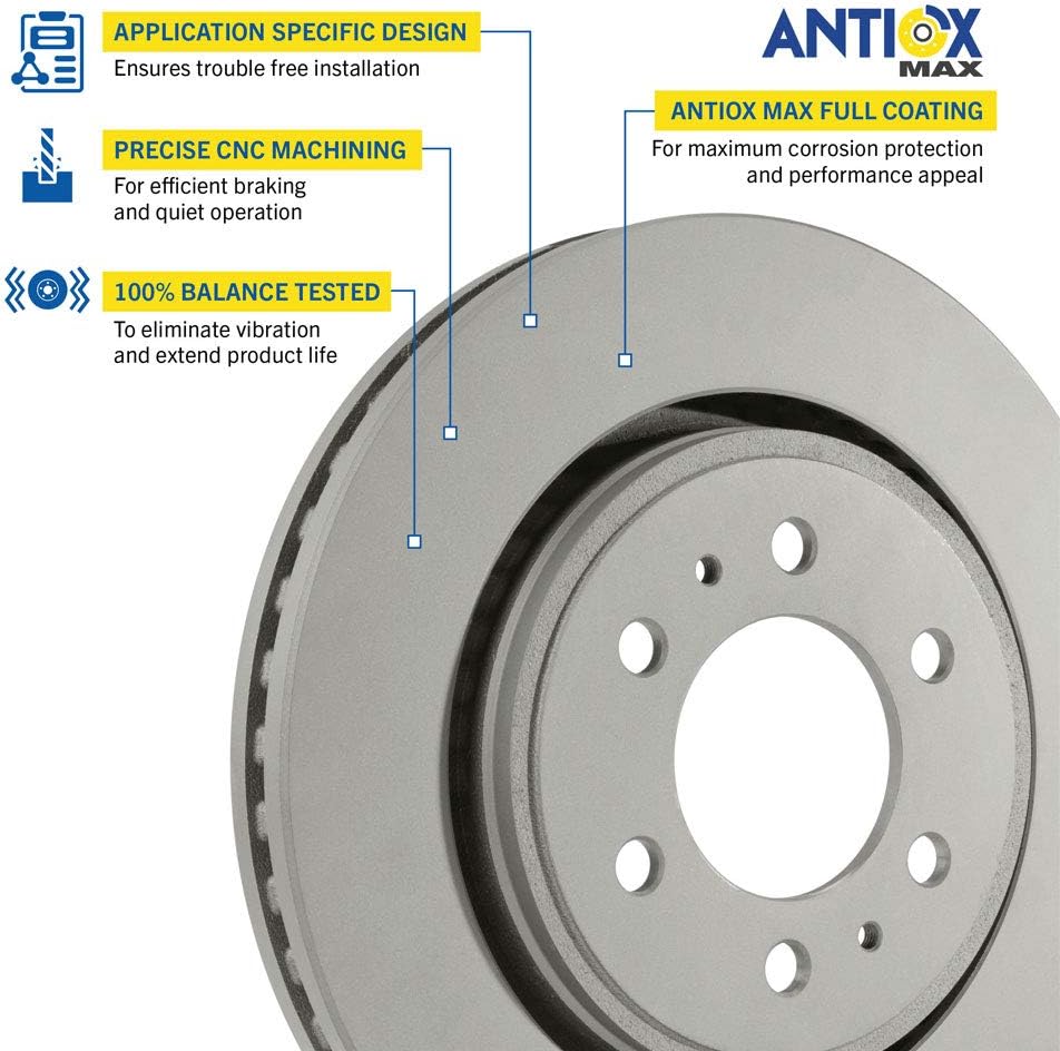 Pack of 2 Rear Brake Rotor C783405