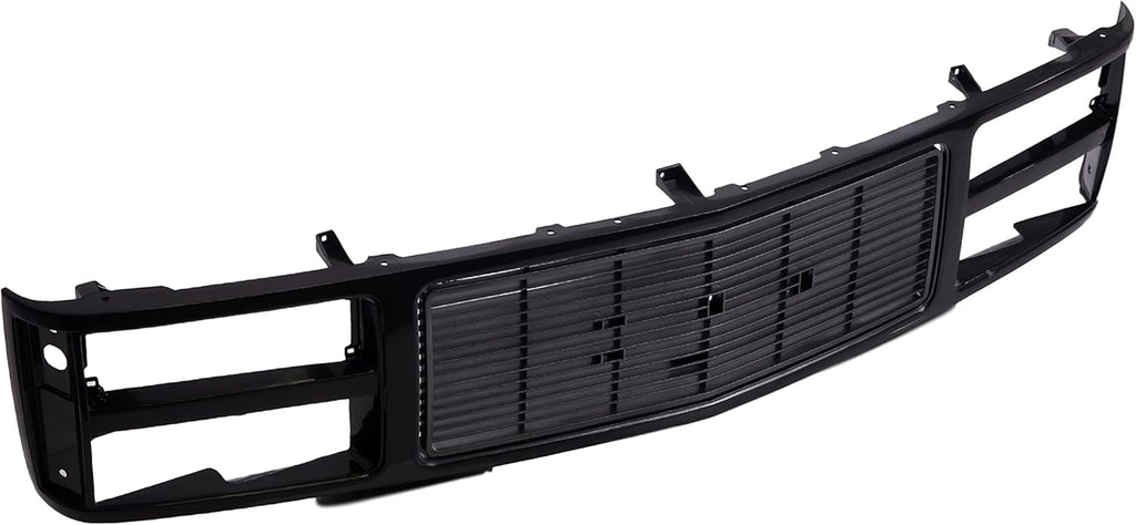 Front Black Grille Assembly Shell Insert for GMC Suburban Yukon Sierra Pickup 1988-1993 U82211