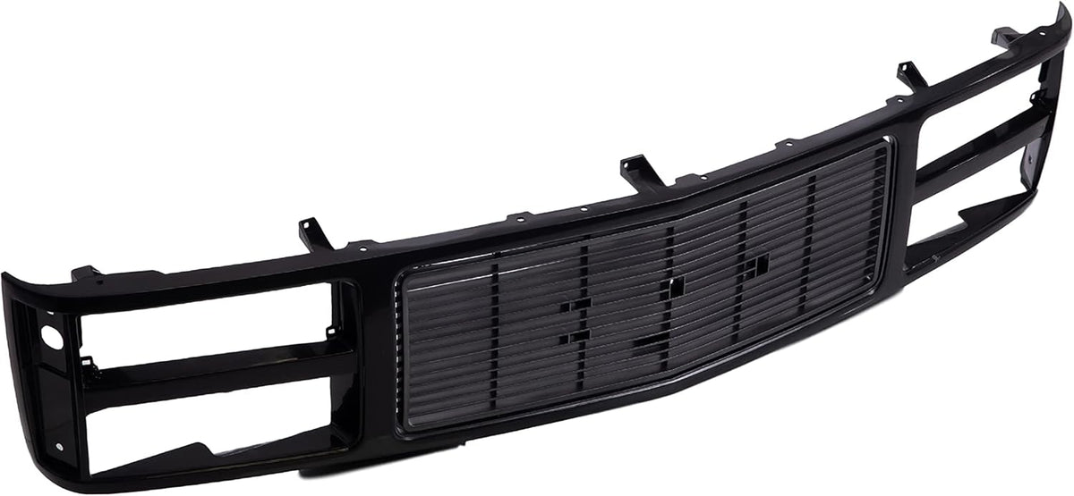 Front Black Grille Assembly Shell Insert for GMC Suburban Yukon Sierra Pickup 1988-1993 U82211
