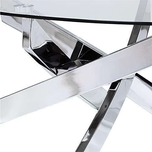 Chrome Metal Coffee Table D200871