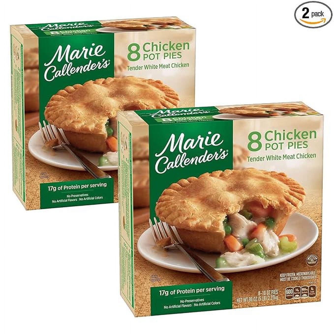 Two Boxes of 8 Chicken Pot Pies V70306