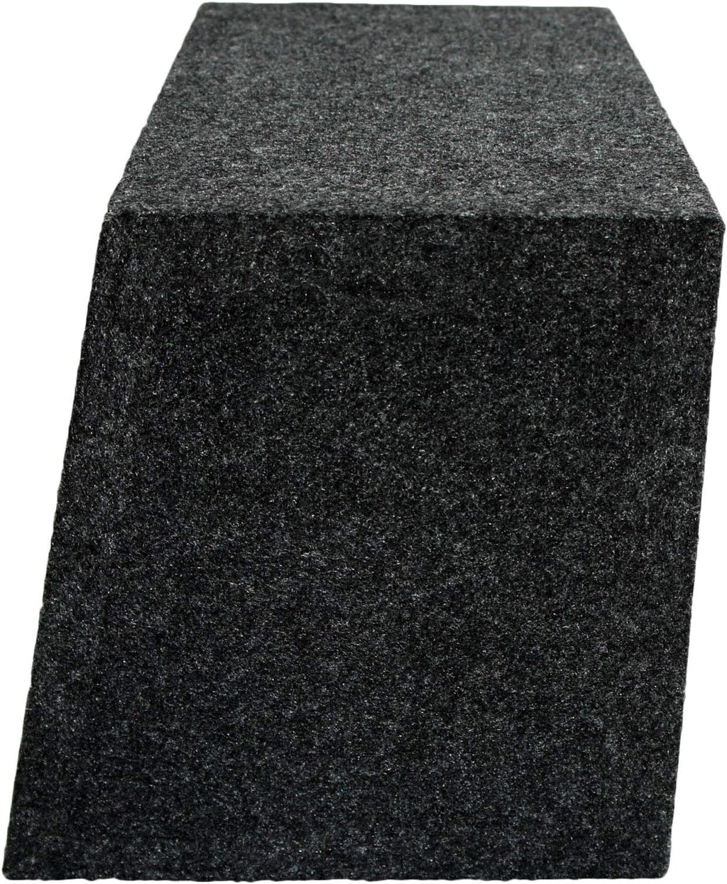 Single 10" Sealed Subwoofer Rear Angle Sub Box Enclosure 5/8" MDF Wood Pack of 2 C534