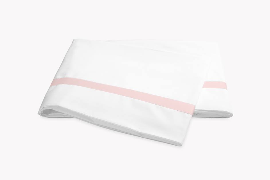 Pink Percale Flat Bed Sheet Twin 72 in W x 112 in L X949593