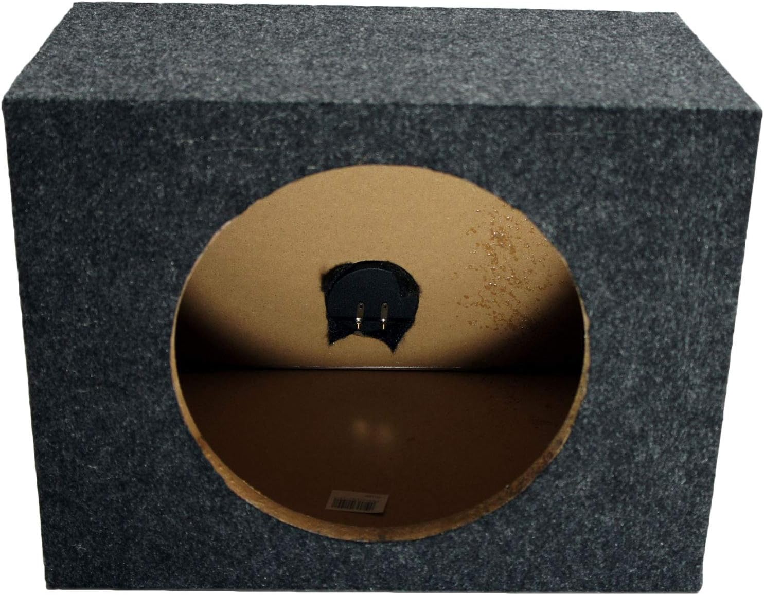 Single 10" Sealed Subwoofer Rear Angle Sub Box Enclosure 5/8" MDF Wood Pack of 2 C534