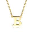 14k Yellow Gold Letter Initial Necklace 16 Inch T33990