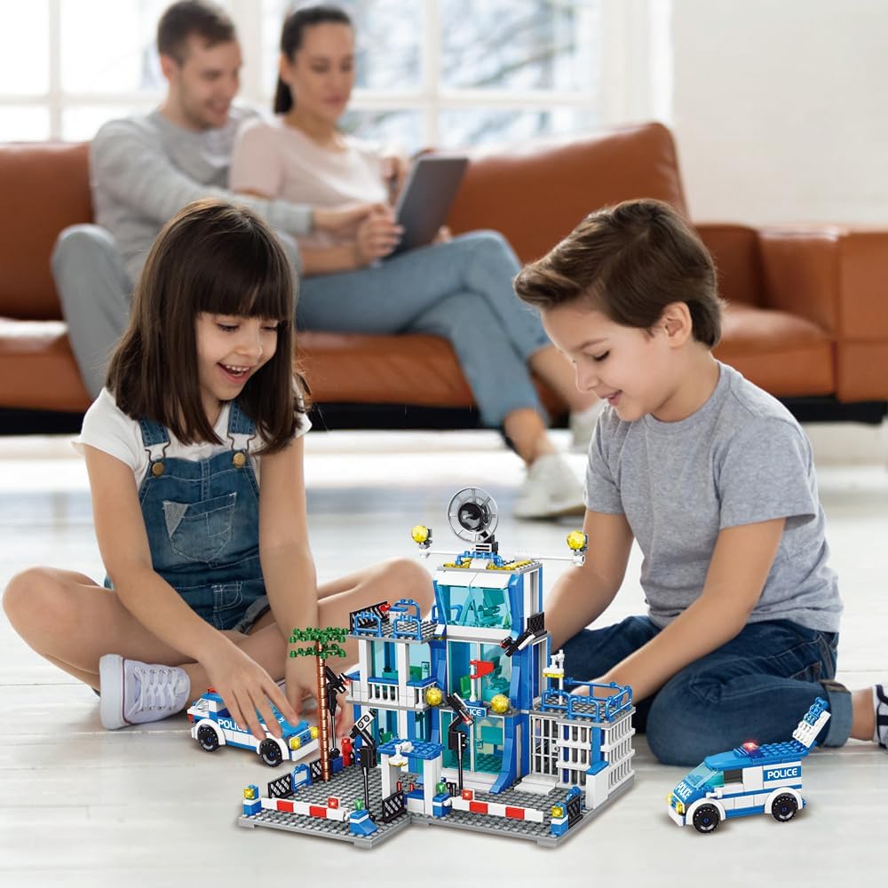 570pcs City Police Building Bricks Kit R537