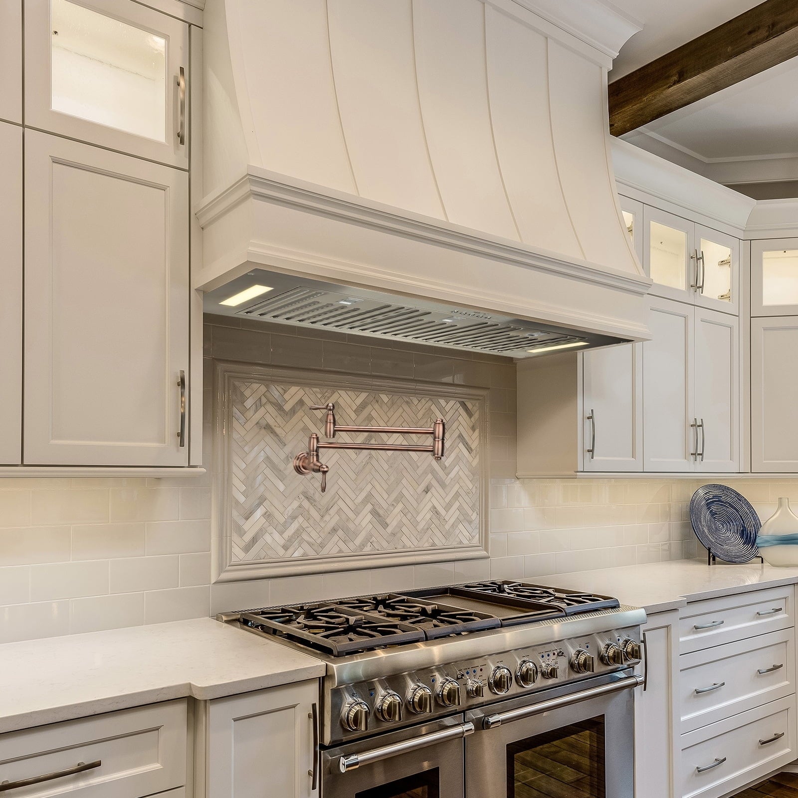 30 inch Stainless Steel Range Hood Insert with LED Lights K898