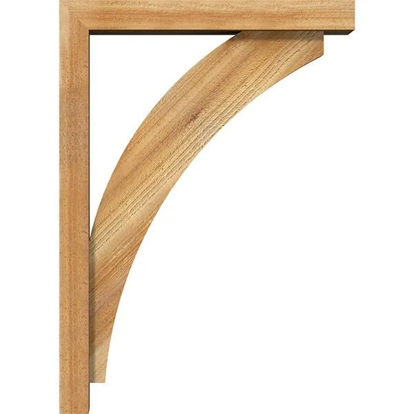 Rough Sawn Bracket with Offset Brace, Western Red Cedar V543426