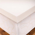 Twin XL 4 Inch Medium Firm Polyurethane Foam Mattress Topper O46836