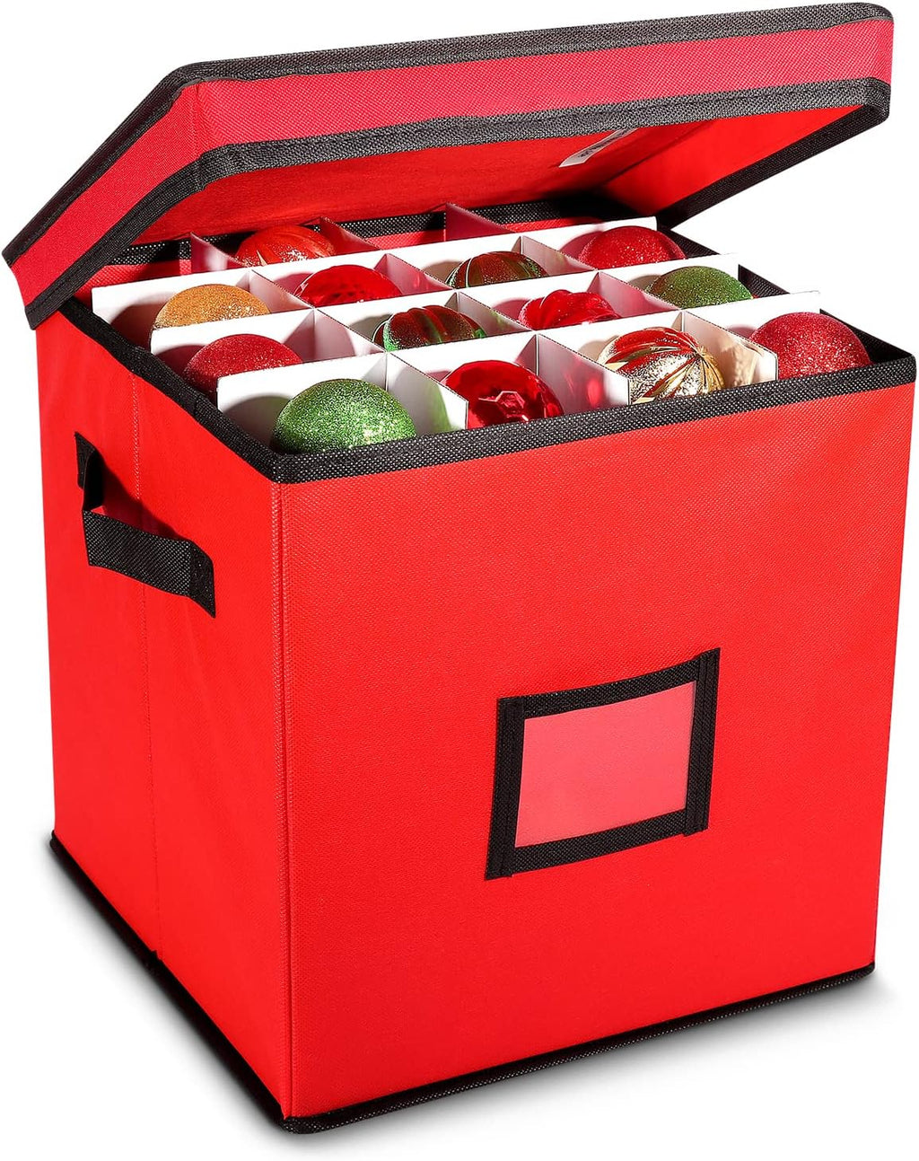 4-Layer Polyester Ornament Storage Box F894579