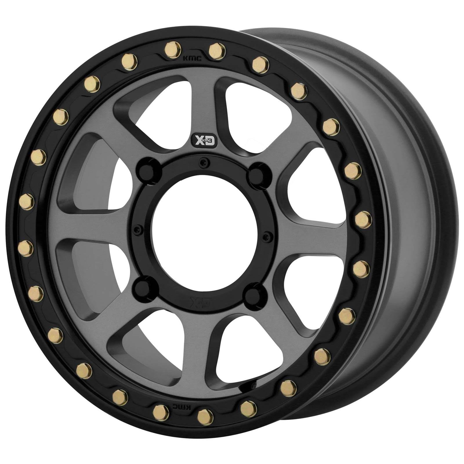 Satin Gray Beadlock Wheel 14x7 L8142