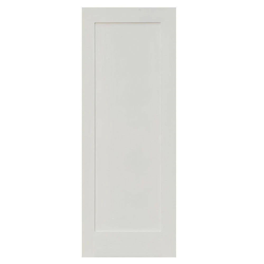 Primed White Solid Hybrid Core MDF Wood Interior Door Slab L49902