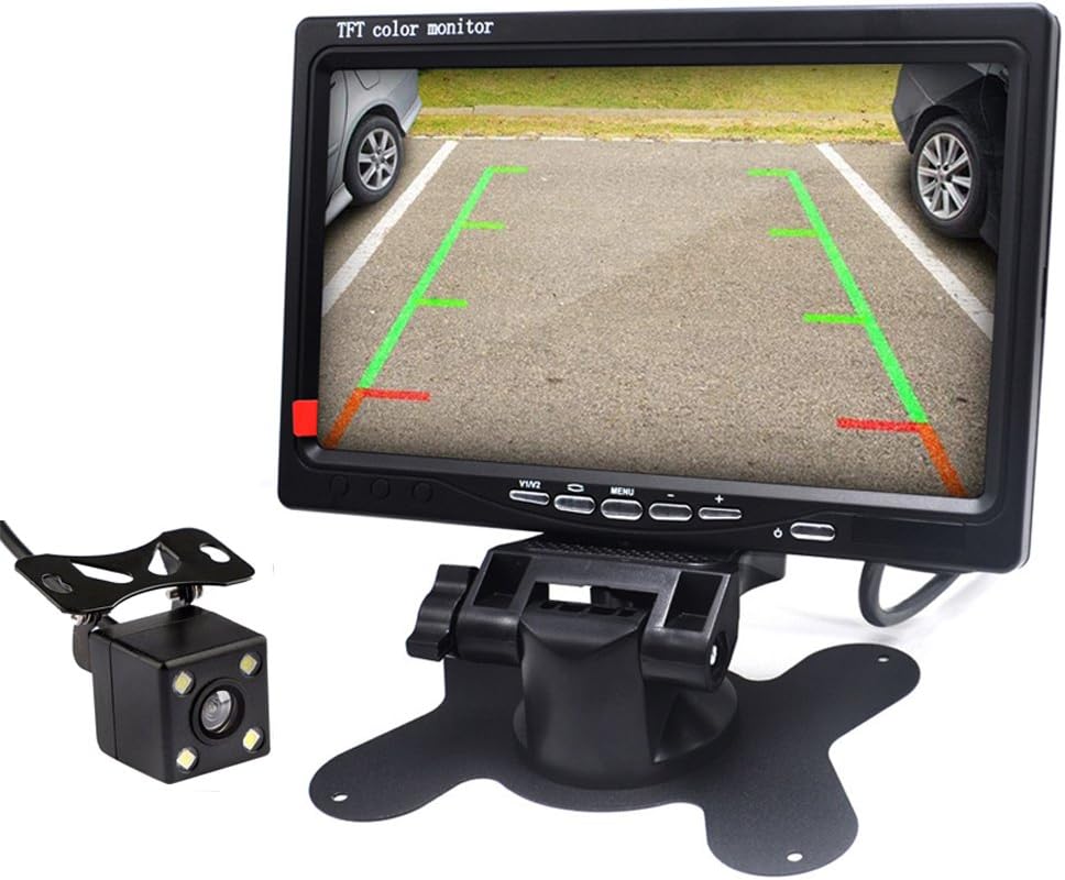 LED Backup Camera and Monitor, 7" Monitor, Pack of 2 P735