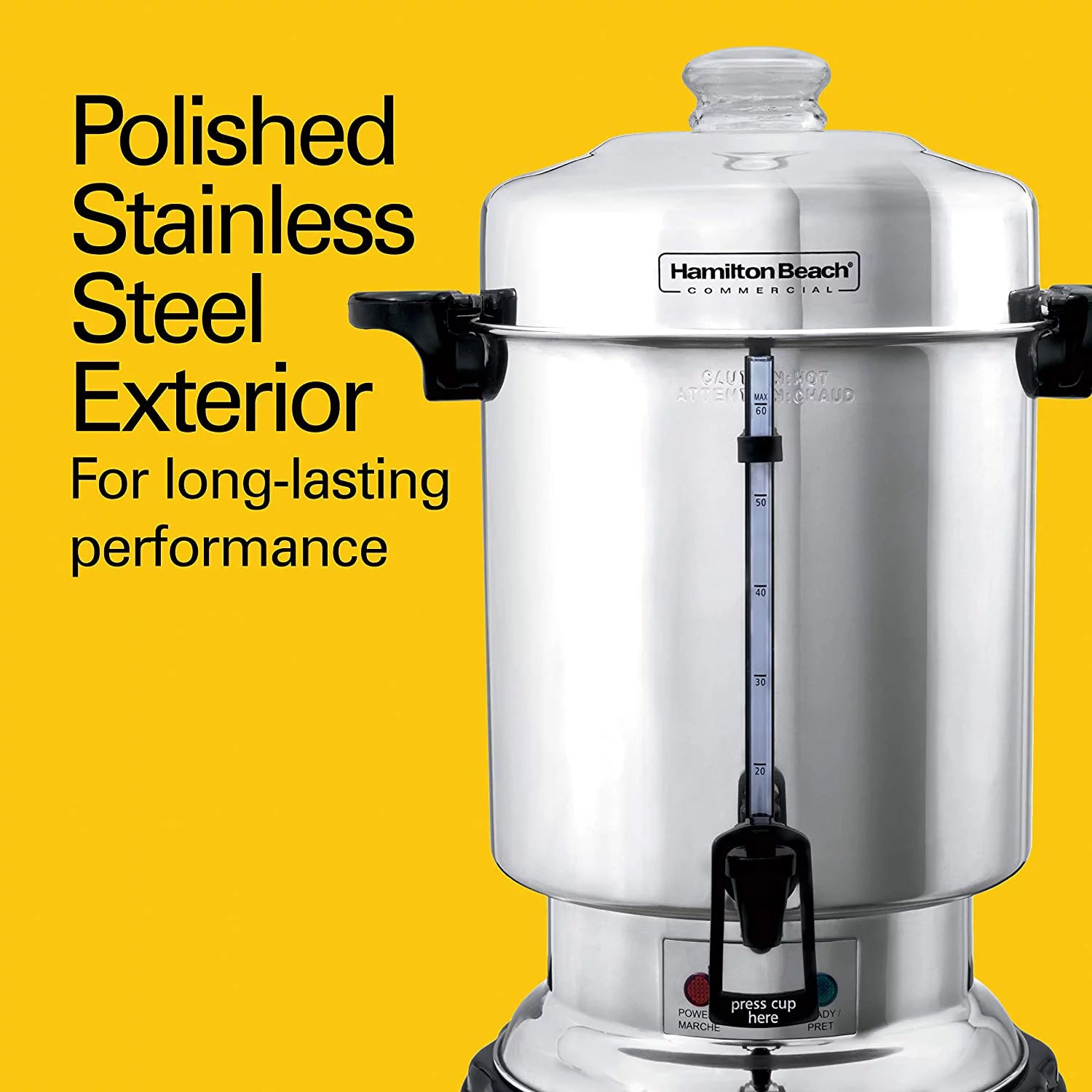 60 Cup Stainless Steel Coffee Urn U62997