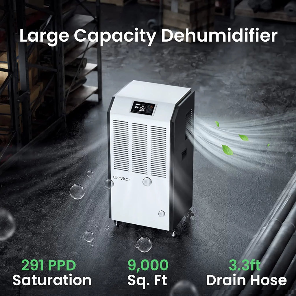 291 Pints Commercial Dehumidifier with Drain Hose G307365