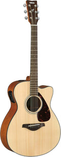 Small Body Solid Top Cutaway Acoustic-Electric Guitar, Natural K12795