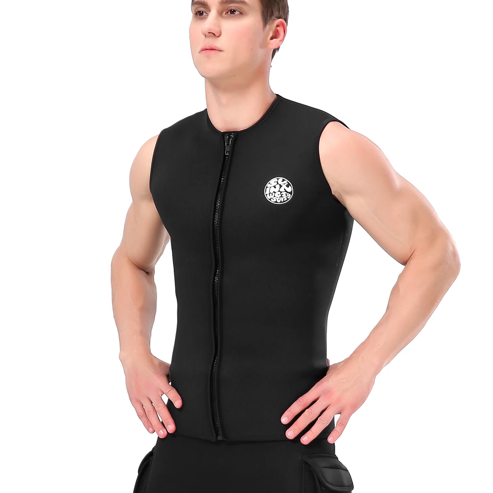 Sleeveless Neoprene Wetsuit Vest B538
