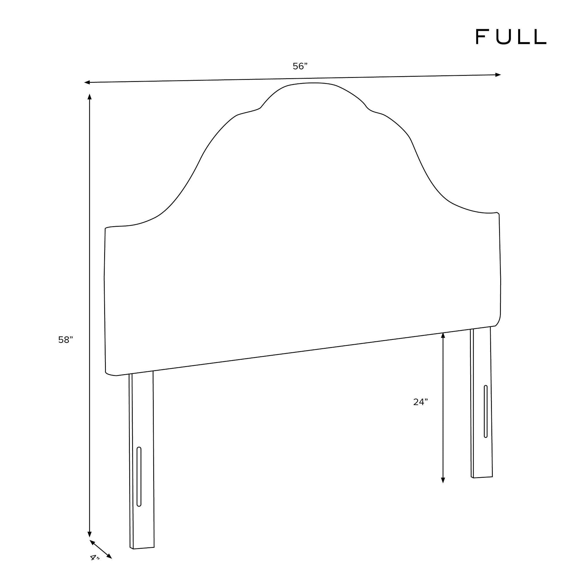 Pink Arched Headboard G608527