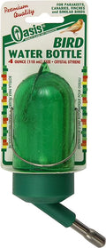 Green 4-Ounce Small Bird Water Bottle with Cherry-Red Drinking Tip L189246