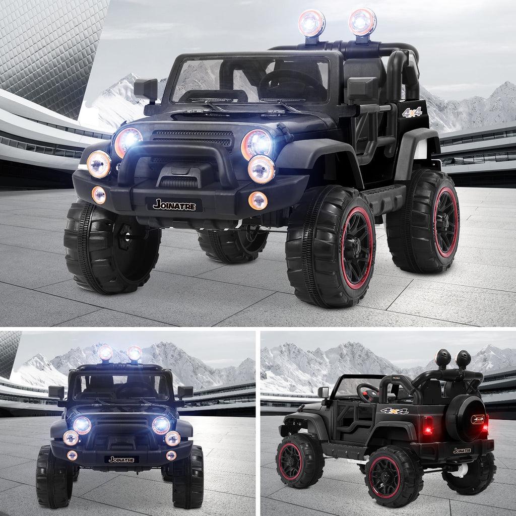 Black 24V 2 Seater Kids Ride On Truck with Remote Control G6554