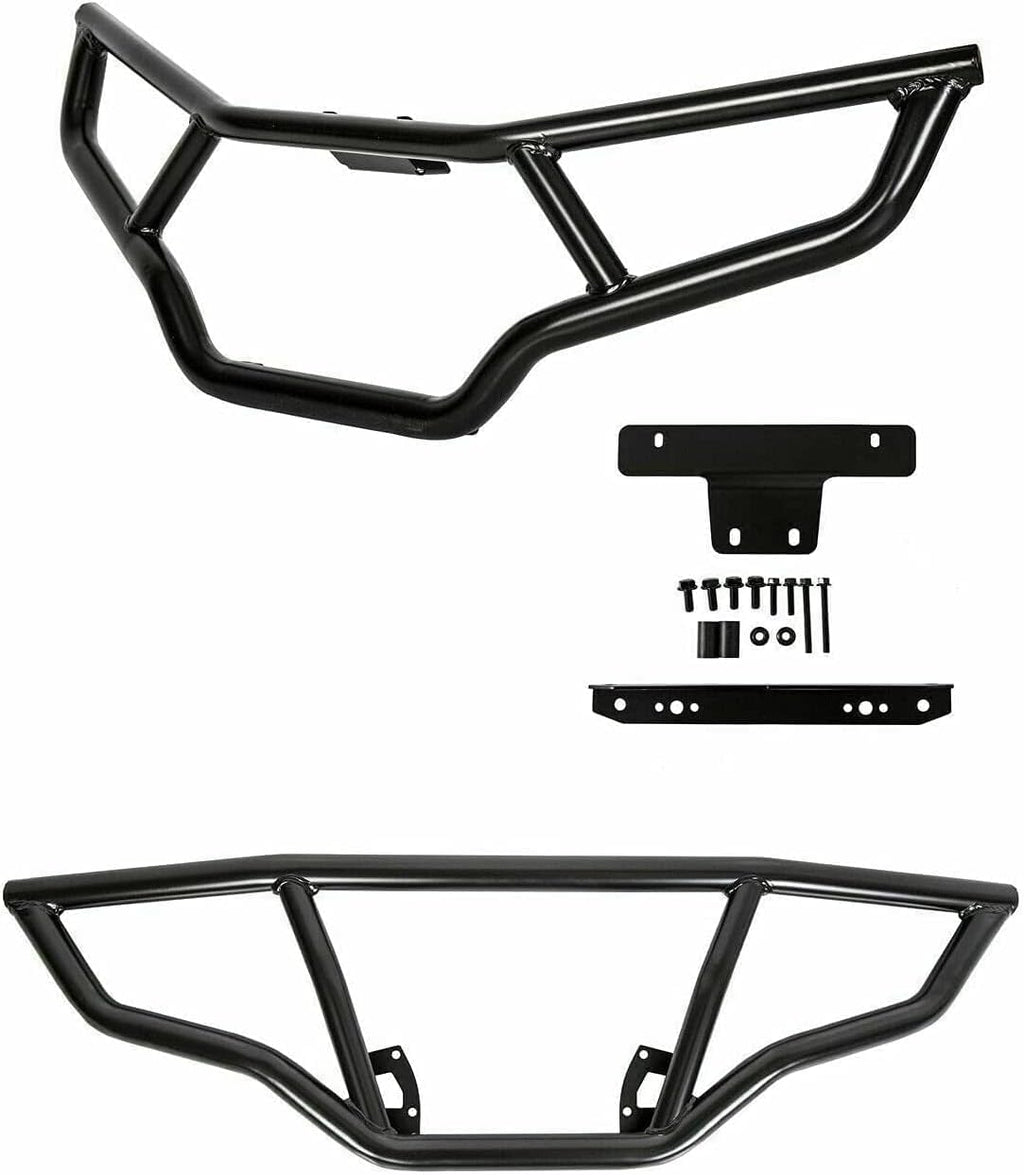 ATV Front and Rear Brush Guard Bumper Protector (Set of 2) N7502