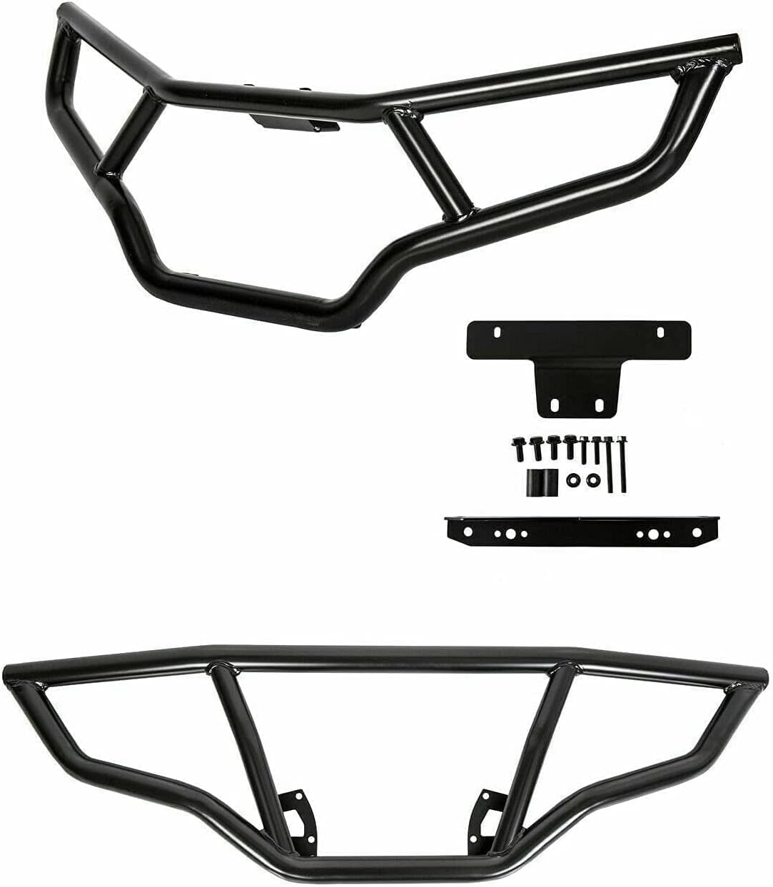 ATV Front and Rear Brush Guard Bumper Protector (Set of 2) N7502