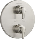 Matte Black 2-Handle Thermostatic Valve Trim Kit H2408