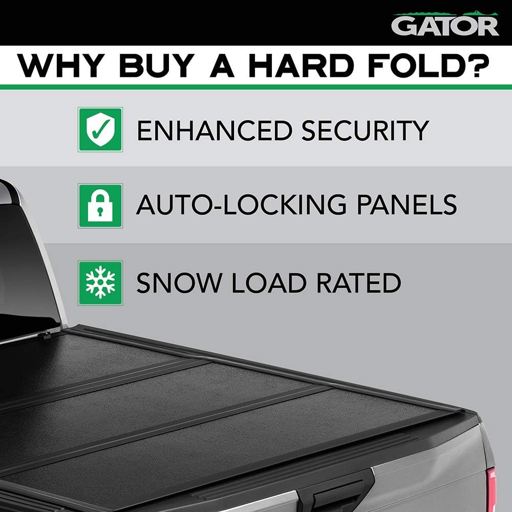 Hard Tri-Fold Truck Bed Tonneau Cover for Toyota Tundra 6' 7" Bed W83748
