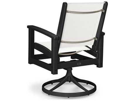 Textured Black Swivel Rocking Chair D447008