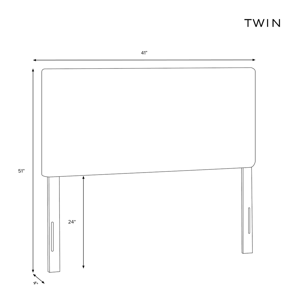 Twin Linen Headboard Q500115