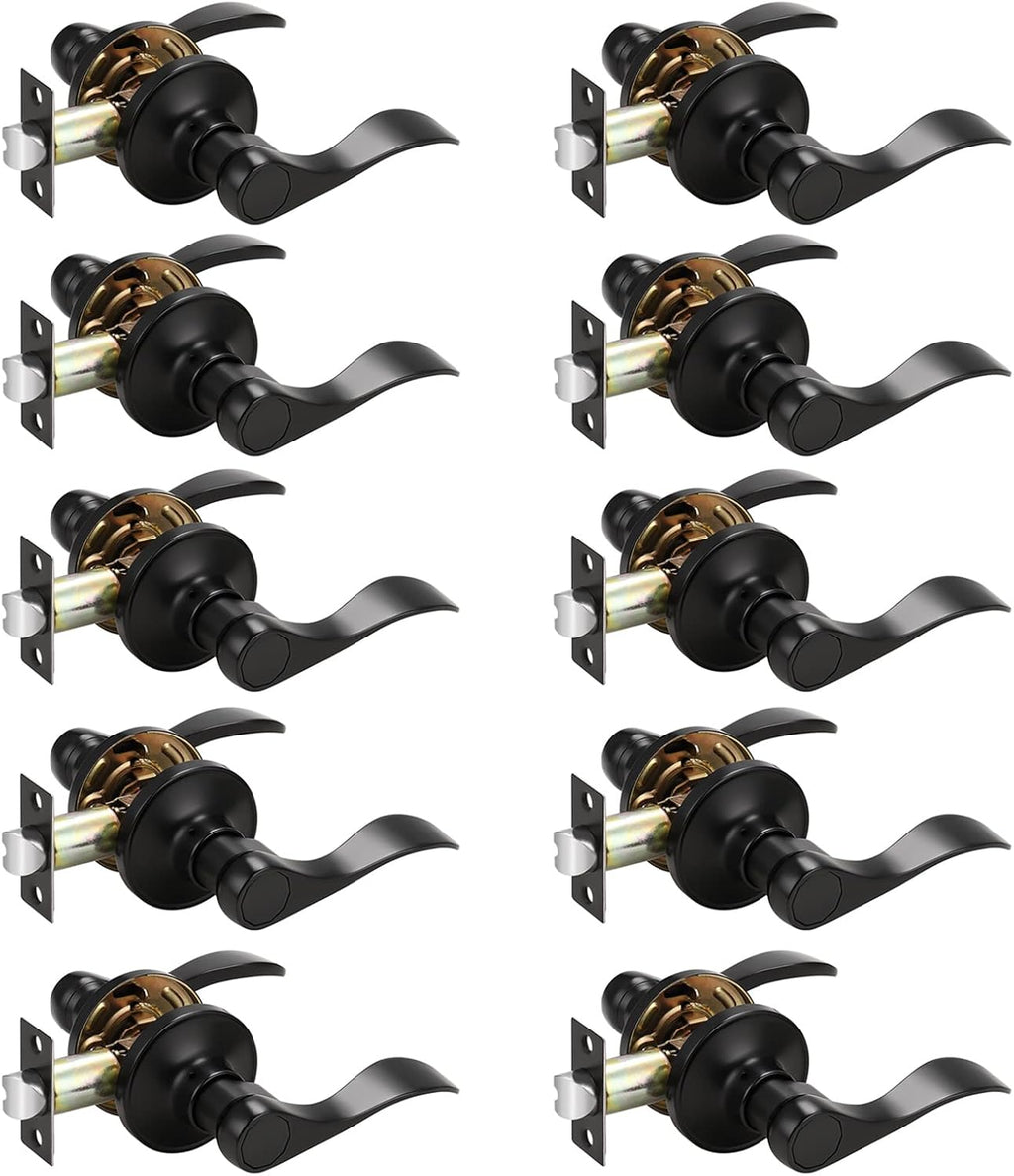 Oil Rubbed Bronze Passage Door Lever Handles 3 Pack X301361