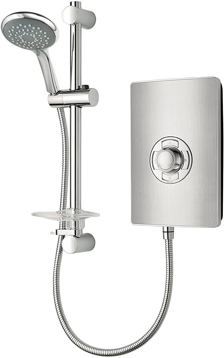 Brushed Steel 8.5 KW Electric Shower N382026