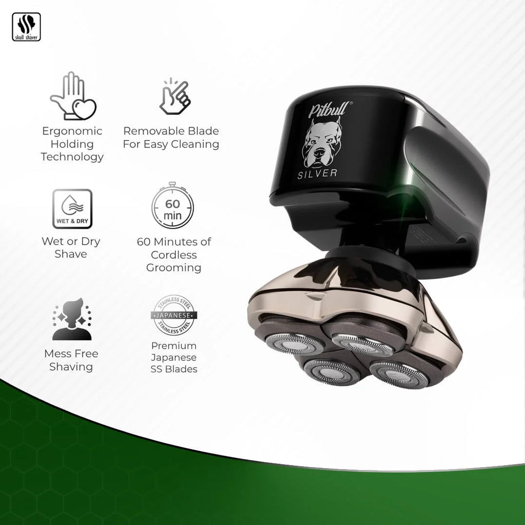 Electric Head Shaver for Men, Wet & Dry Bald Head Shaver D934578