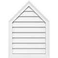 Peaked Top Surface Mount PVC Gable Vent S723766
