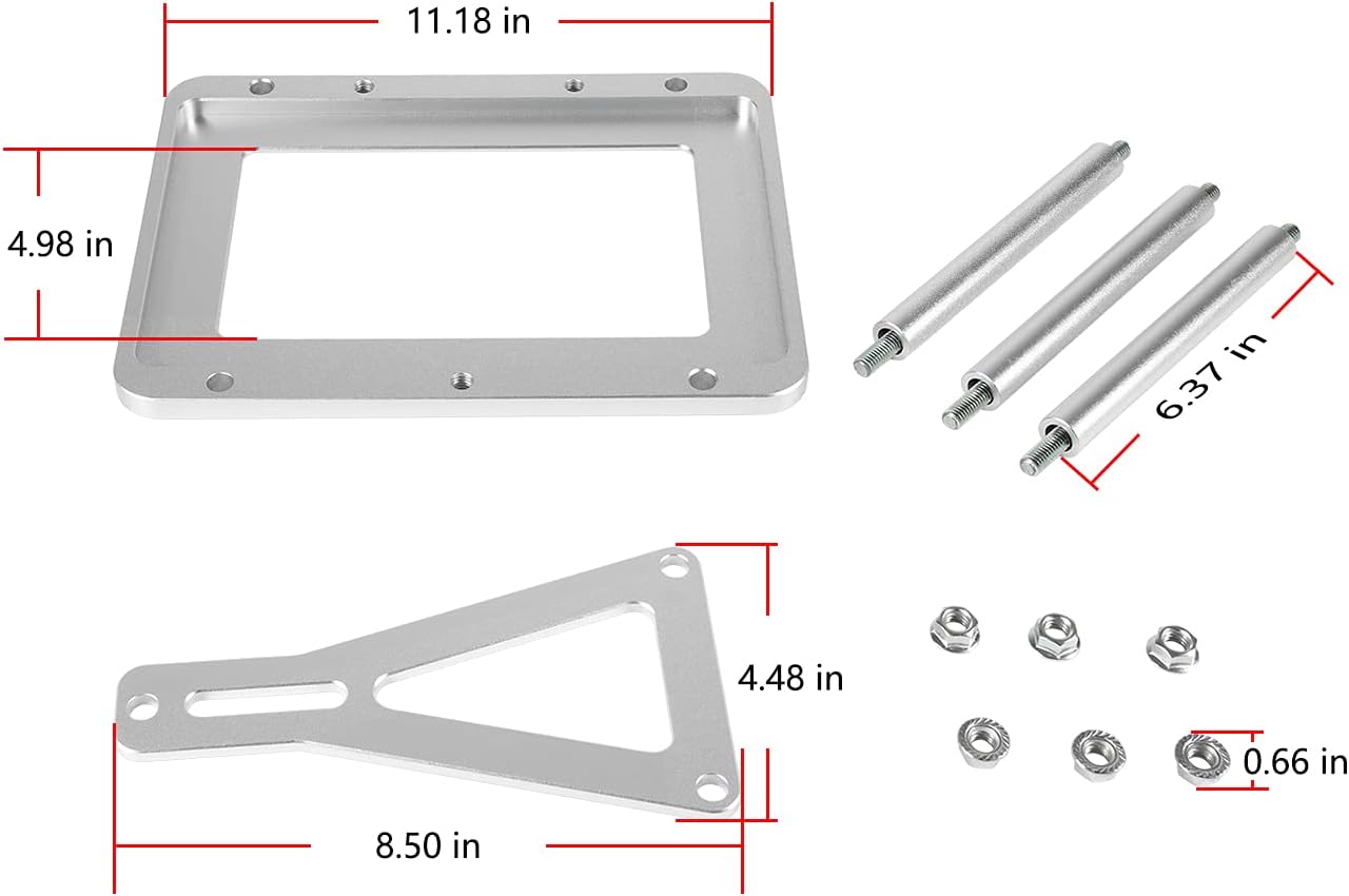 Red Yellow Blue Aluminum Battery Tray Pack of 2 J865700