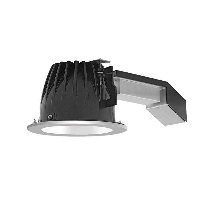 6 inch Round 20W Dimmable 3500K White Cone Silver Ring Y258563