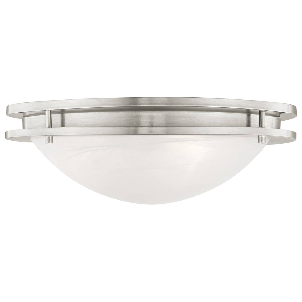 Brushed Nickel 3 Light Ceiling Mount J28202
