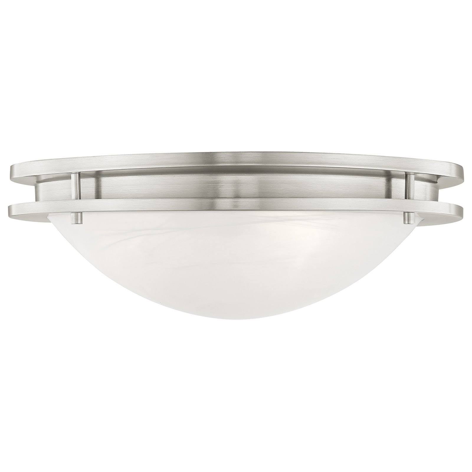Brushed Nickel 3 Light Ceiling Mount J28202