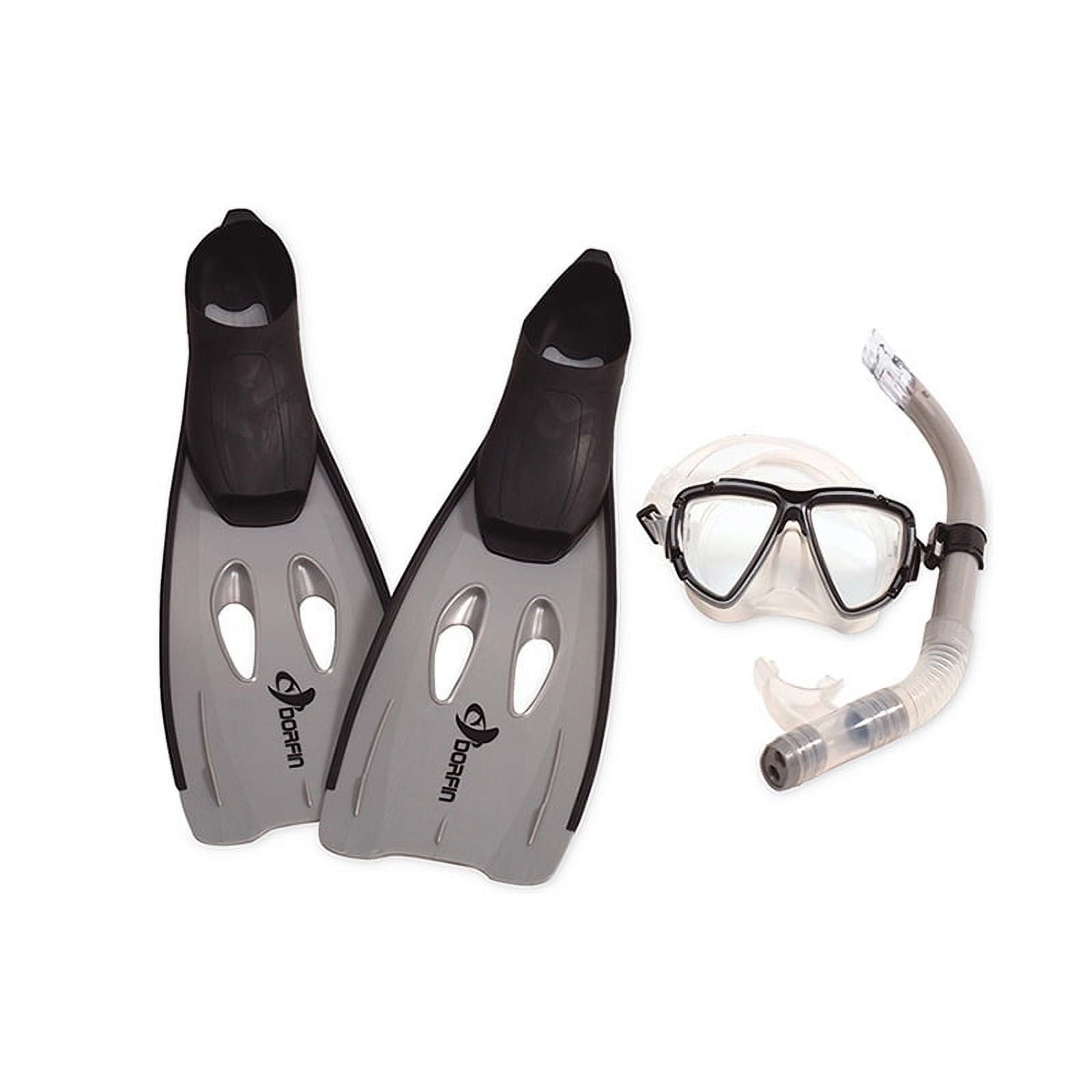3pc Pro Silicone Swimming Pool Scuba and Snorkeling Set K30300
