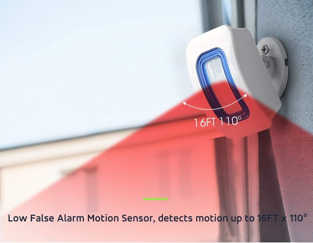 Wireless Motion Sensor Alert Alarm with 3 Receiver 2 Monitor Motion O541
