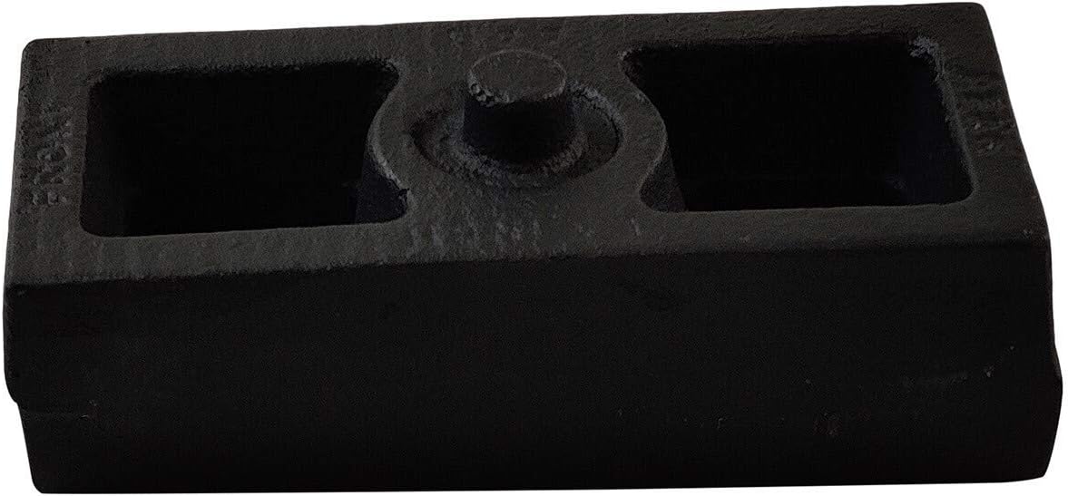 3 Rear Suspension Lift Solid Cast Iron Blocks Extra Long 12.5 Square Leaf Spring Axle U Bolts C73538